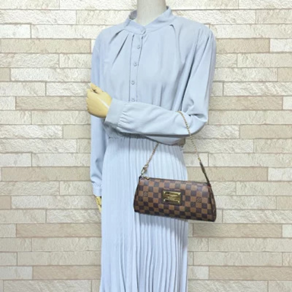 Louis Vuitton Handbag Canvas Eva Brown Damier